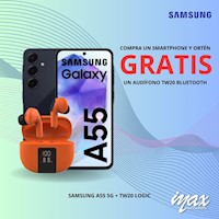 COMBO SAMSUNG A55 5G, 6.6", 8/128GB  + LOGIC TW20 EARBUDS